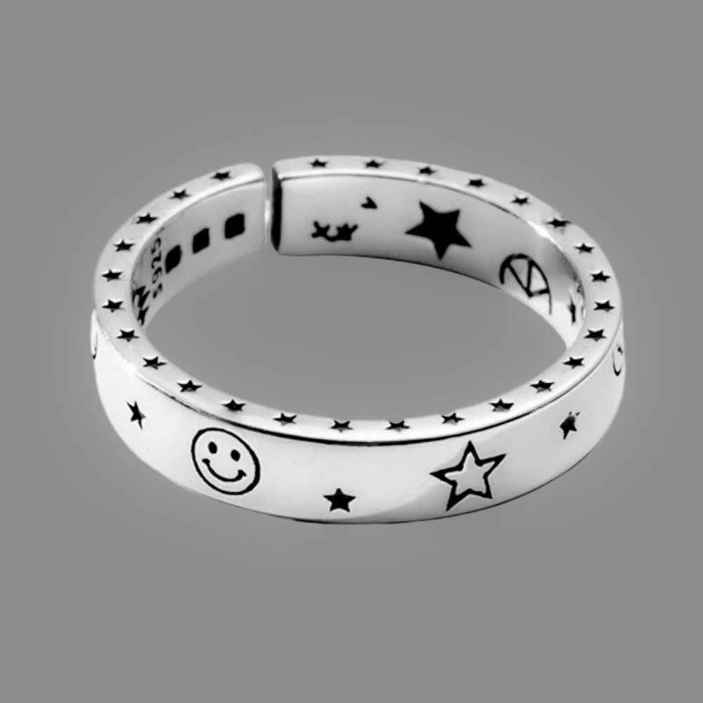 *NEW 925 Sterling Silver Vintage Adjustable Ring - Picture 2 of 7